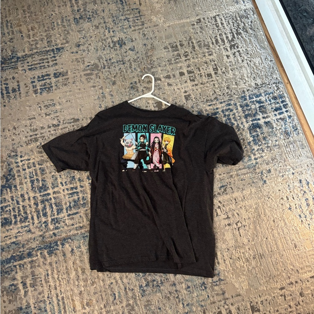 Demon Slayer Black Kids T-Shirt